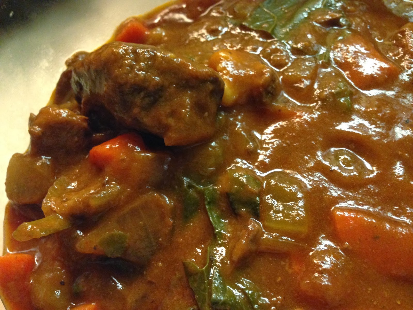 Shazam in (and out of) the Kitchen Beef Stew with Collard Greens